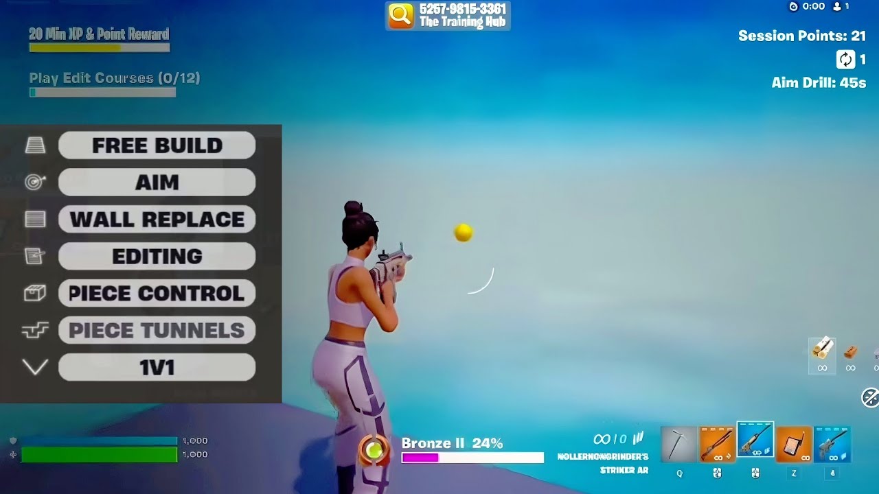 My Fortnite Training routine - Road to Improvement on Fortnite mobile ...