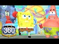 Spongebob Squarepants Rehydrated! - 360° Blow a Bubble Technique - (First 3D VR Game Experience!)