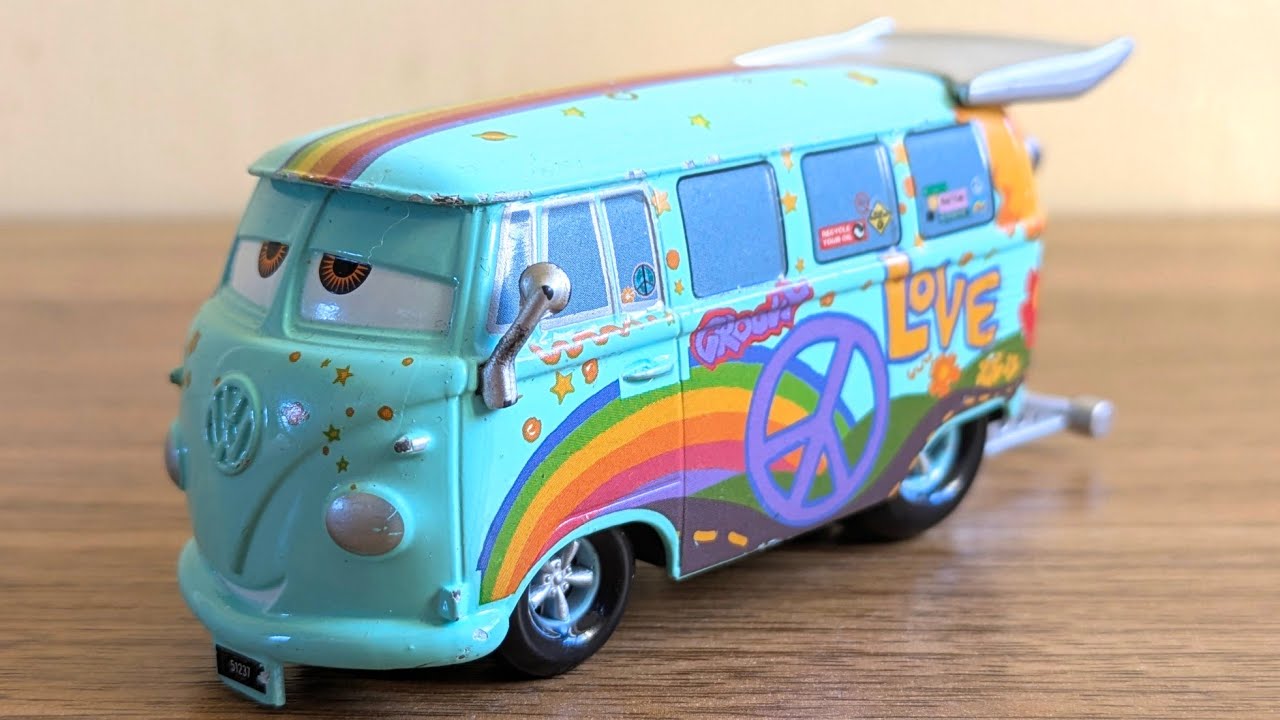 Disney Pixar Cars Diecast Disney Store Hot Roddin Fillmore - YouTube