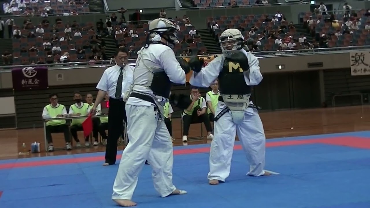 2024全日本拳法男子個人選手権大会 決勝戦 土屋泰生（明治大学）VS横井 虎太朗（亀山会） @nipponkenpo