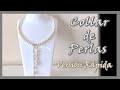 Collar de perlas y alambre con memoria en versión rápida