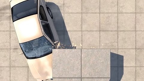 Realistic Frontal Crash Testing (IIHS Overlap) | BeamNG.drive