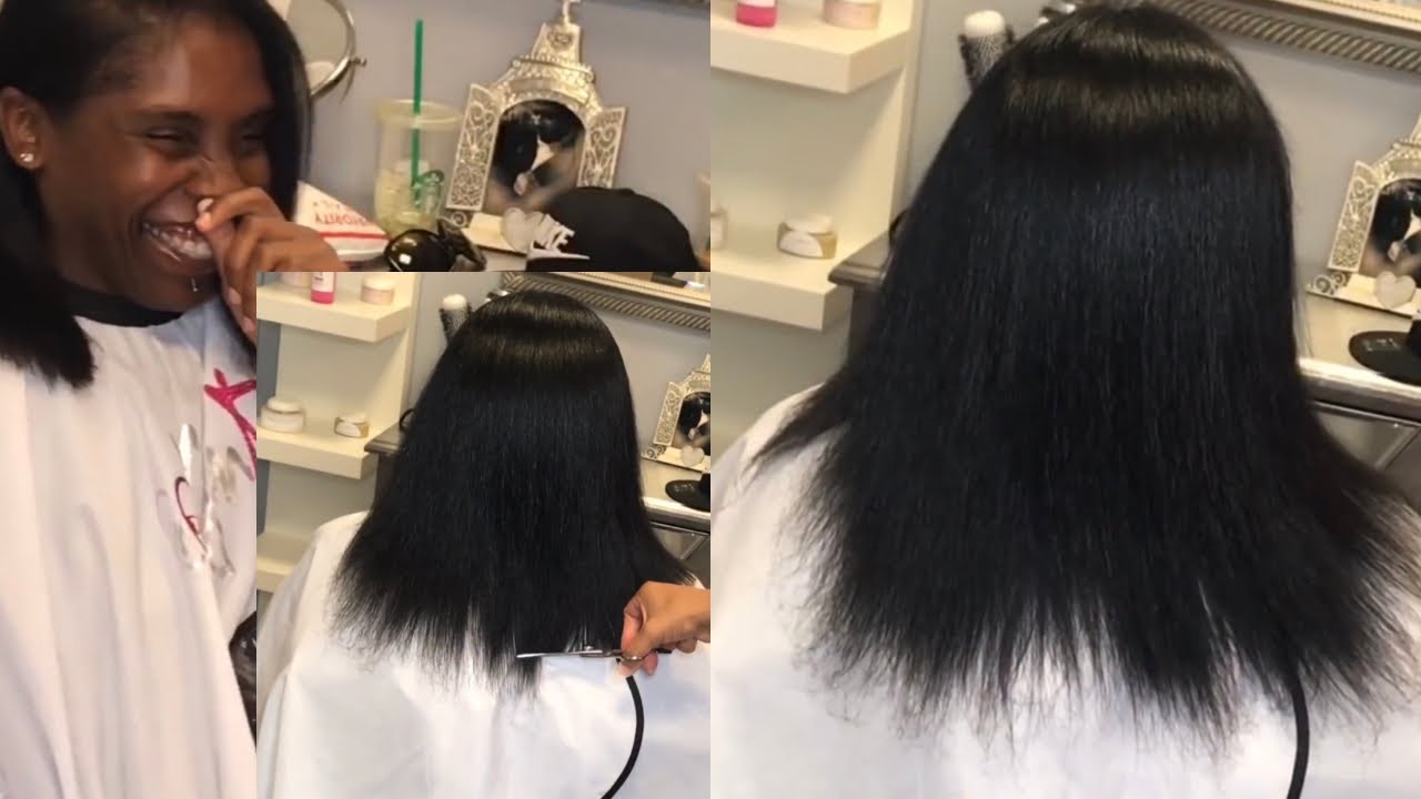 HAIR CUT OR Trim On DAMAGED natural hair? Scissor happy ...