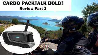 Cardo PACKTALK Bold DUAL, first impressions, firmware REVIEW PART 1
