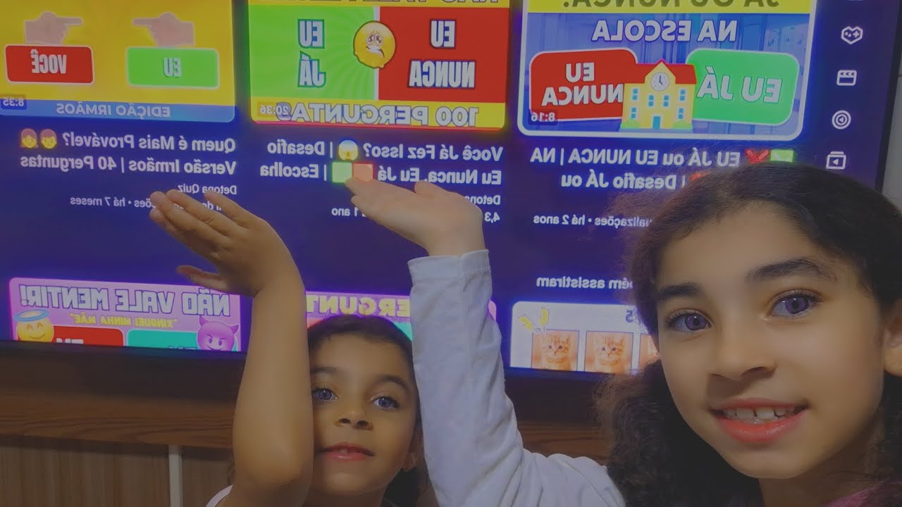 Eu já eu nuca com as maninhas 