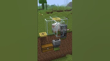 Easiest Automatic WOOL Farm Minecraft Java & Bedrock #minecraft #shorts #ytshorts