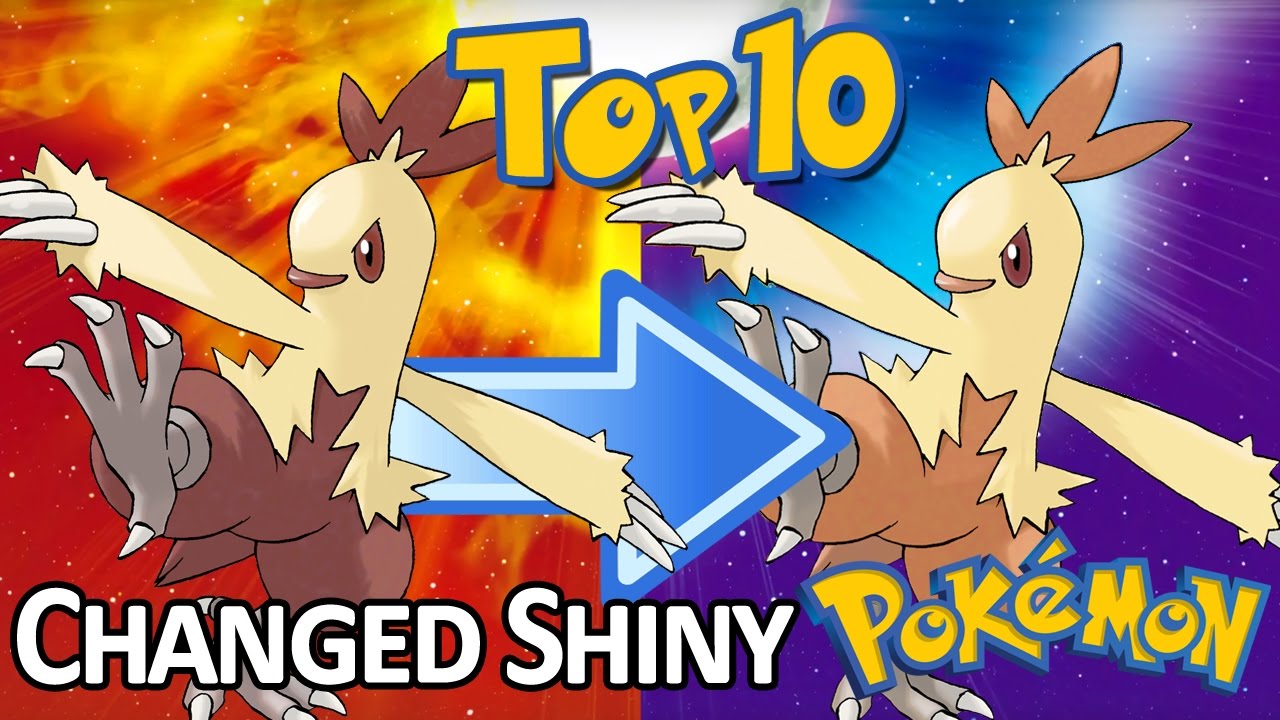 Top 10 Generation 3 Pokemon That Changed Their Shiny Coloration Over Time!
