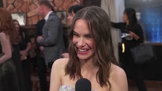 THE STRANGERS -CHAPTER 1: Ema Horvath red carpet interview | ScreenSlam