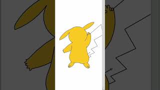 Making Pikachu by python turtle graphics⚡⚡ #python #coding #edit#viralshorts#viral#shorts#pikachu
