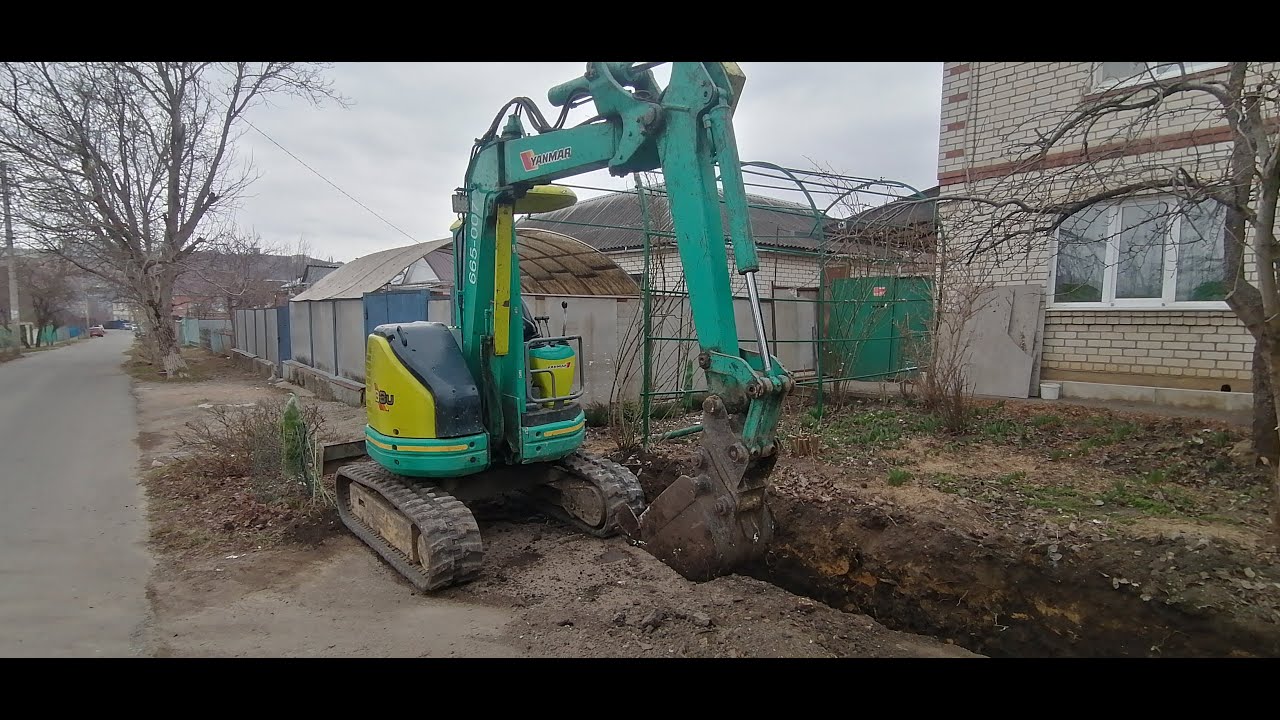 Как я копал траншею. 17 марта 24г. Проект \"Забор\". - YouTube