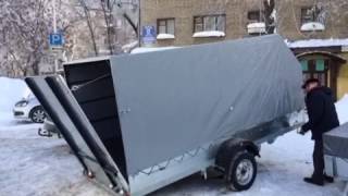 Легковой прицеп с трапом Легковой прицеп с трапом