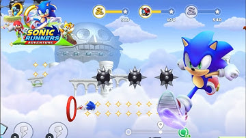 Sonic Runners Adventure with Sonic the hedgehog at Sky Sanctuary