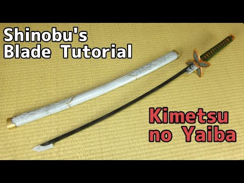 Diy Kimetsu No Yaiba Shinobu S Nichirin Blade Tutorial Demon Slayer 鬼滅の刃 Katana Tutorial Youtube Diy Kimetsu No Yaiba Shinobu S Nichirin Blade Tutorial Demon Slayer 鬼滅の刃 Katana Tutorial Youtube