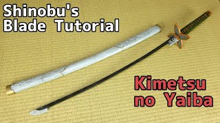 Diy Kimetsu No Yaiba Shinobu S Nichirin Blade Tutorial Demon Slayer 鬼滅の刃 Katana Tutorial Youtube Diy Kimetsu No Yaiba Shinobu S Nichirin Blade Tutorial Demon Slayer 鬼滅の刃 Katana Tutorial Youtube