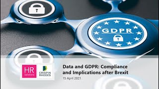 Data and GDPR - Compliance and Implications after Brexit