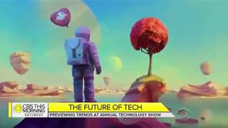CES 2018 trends Augmented  reality and flexible screens