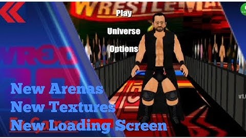 Preview of Wr3d Mod WWE 2k20 After WrestleMania 36 Mod With New Loading Screen and arenas