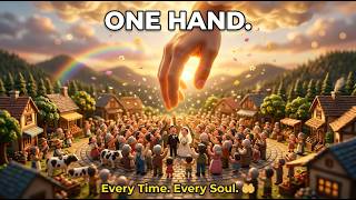 A Giant Hand Saves Everyone in a Tiny World 🌍🤲