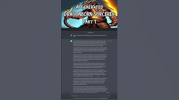 Using ChatGPT to make a DND CHARACTER Part 1 #dungeonsanddragons #DnDCharacters
