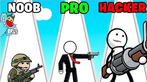 NOOB vs PRO vs HACKER vs God |Run And Gun With Oggy And Jack | Noob Gaming |