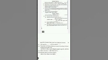 PATLIPUTRA UNIVERSITY PATNA/ MAGADH  TEACHING OF PHYSICAL SCIENCE 1 QUESTIONS PAPER 2016-18 B.ED.