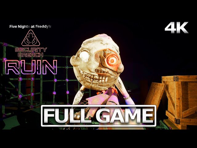 FIVE NIGHTS AT FREDDY'S SECURITY BREACH RUIN DLC Full Gameplay