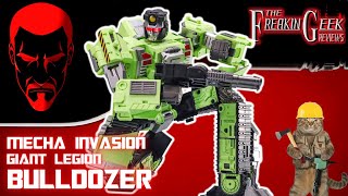 BING-BING! | Mecha Invasion Giant Legion BULLDOZER (Bonecrusher): EmGo's Transformers Reviews