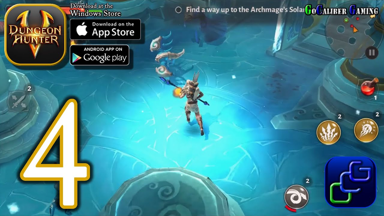 Dungeon Hunter 5 Android iOS Walkthrough - Part 4 - Solo Bounty 5-6, Stronghold, Events (EASY)