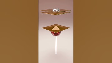 0% vs 100% 🍮 Jelly 3D Simulation#blender #jelly #simulation #blender3d  #3danimation #3dart #3d