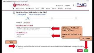 For Investor - How to activate DDA (Direct Debit Authorization) from your selected bank