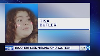 Troopers seek missing Ionia County teen