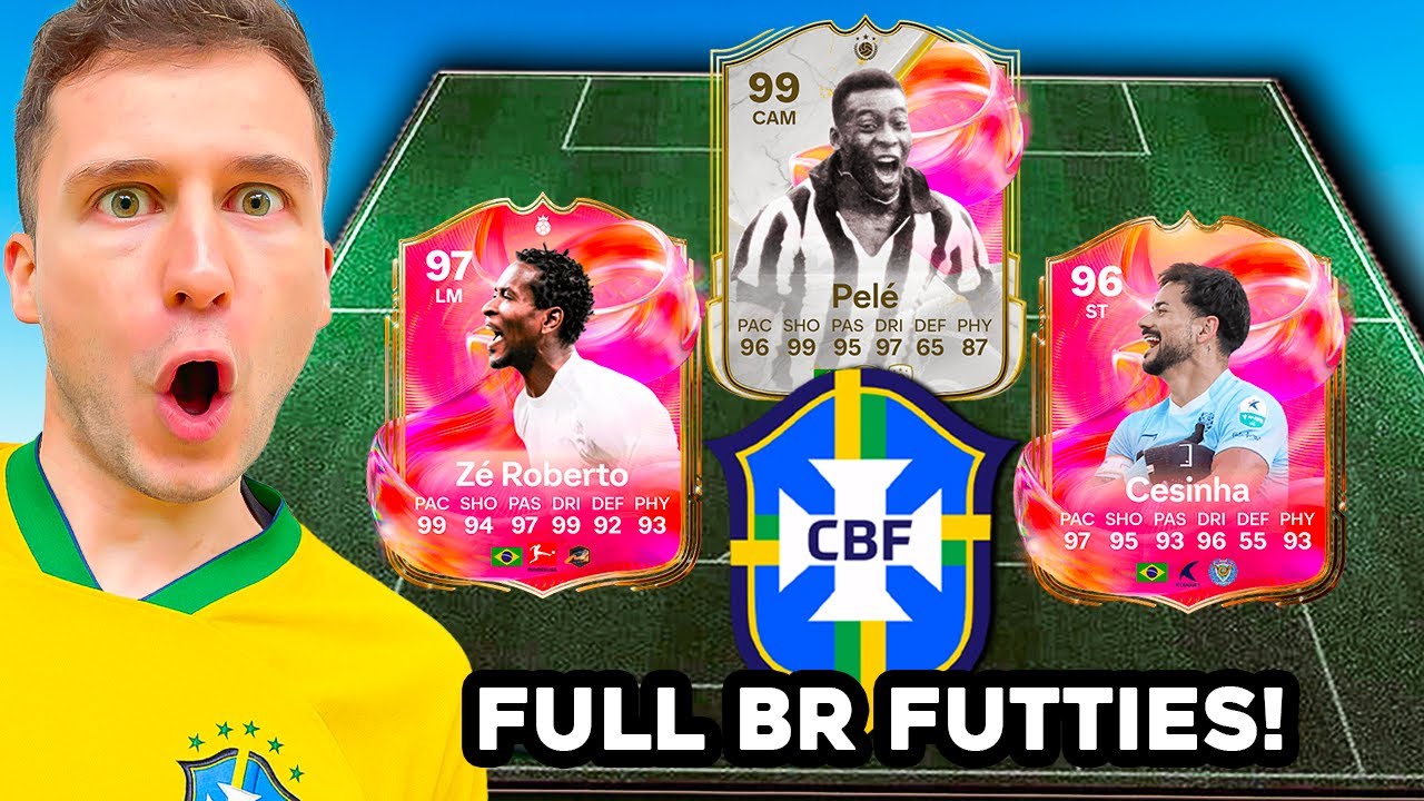COMPREI TODOS OS FUTTIES BRASILEIROS POSSÍVEIS 🔥🔥 EA FC 25 ULTIMATE TEAM BR