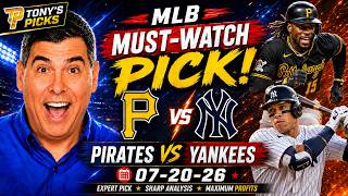 Pittsburgh Pirates vs New York Yankees Pick 7/20/26 MLB Pick Prediction