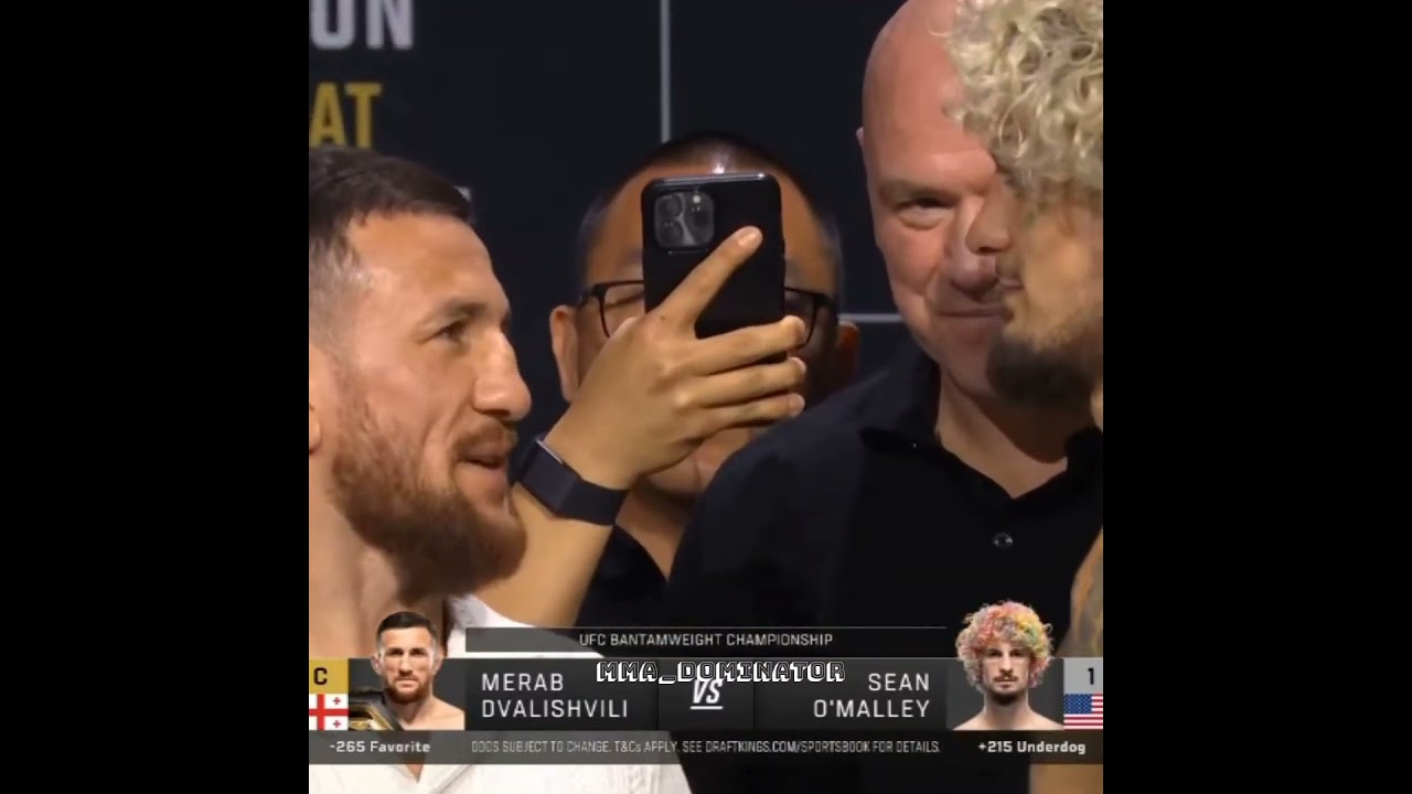 Merab vs Sean o'malley 2 faceoff ufc316 