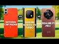 Nothing Cmf Phone 1 Vs Realme Narzo 70 Turbo Vs Realme P1 Pro | Specs Comparison