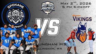 Week 4 Spokane Wolfpack @ Whatcom Co. Vikings