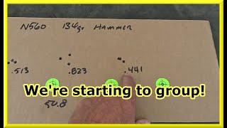 Second test 134 gr Hammer bullets and Vihtavuori N560