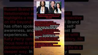 Russell Brand on Life Growth #russellbrand #katyperry #celebrity #shorts #viral #news #hollywood
