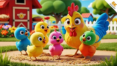 "🎵 Five Little Chicks Go CLUCK! | Fun Nursery Rhymes for Kids 🌟 Sing Along! 🎶"