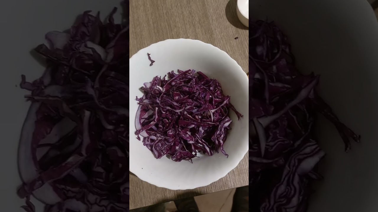 Insalata di cavolo rosso croccante 