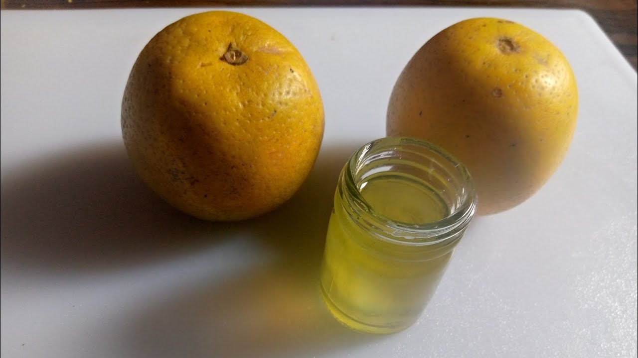 How to Make Orange Oil For Super Skin Whitening and Glass Skin YouTube