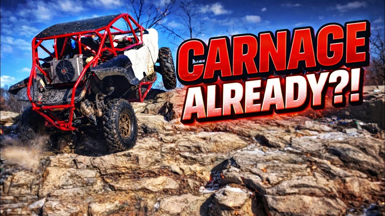 УЖЕ КРУШЕНИЯ?! Тестирование Turbo YXZ и RZR Pro S в внедорожном парке Badlands.