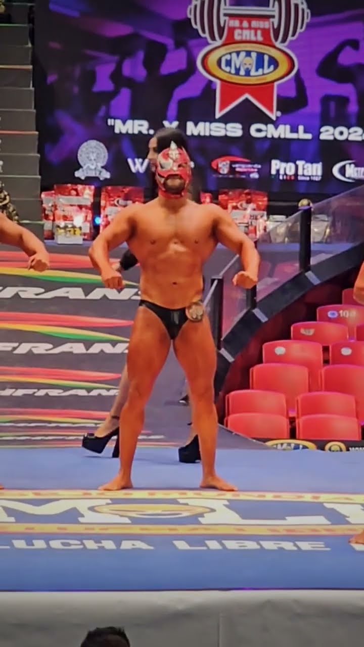 El Coyote es el ganador de la Categoría Principiantes C en el Concurso de Fisicoculturismo en la Mex