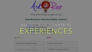 Ask Roz Blue Mountains Experiences eMag