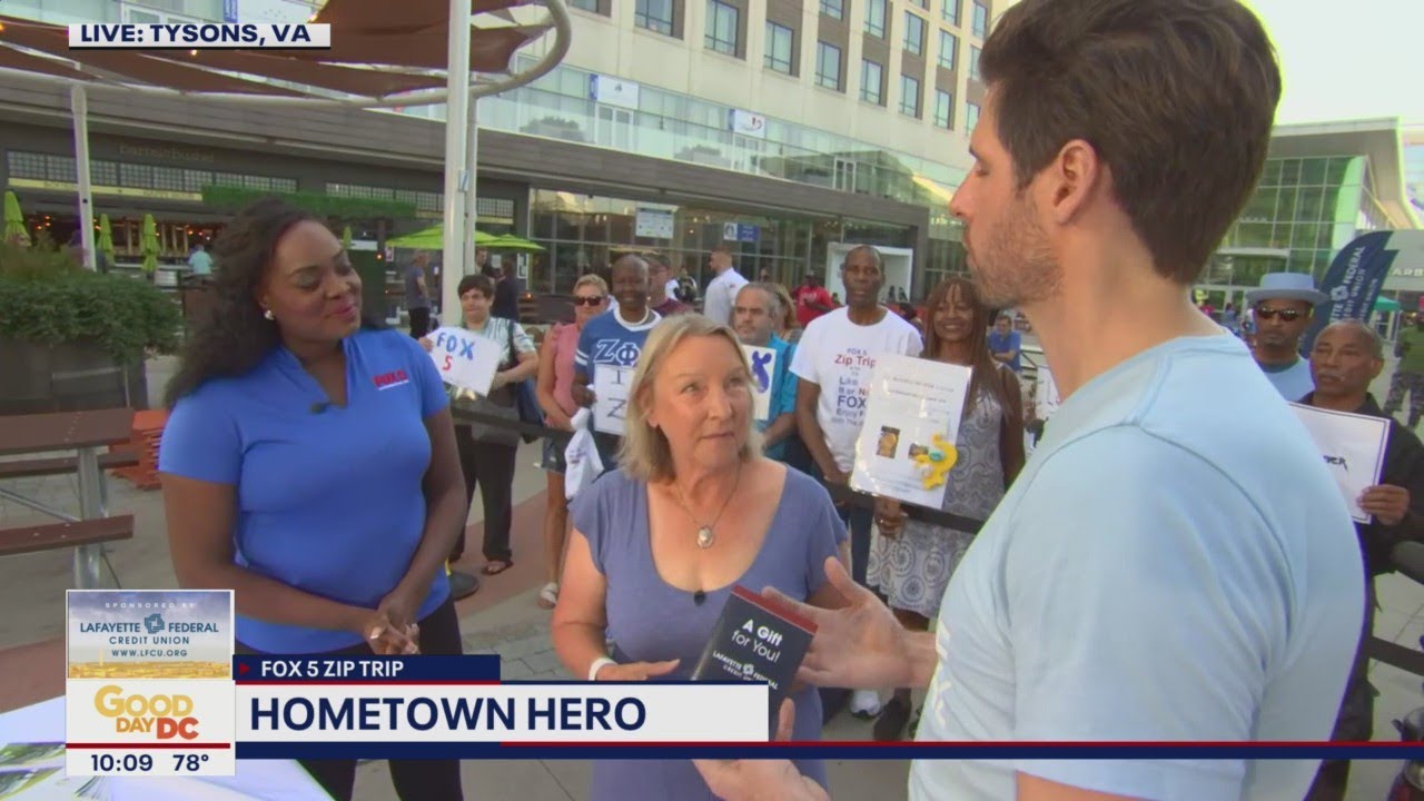 FOX 5 Zip Trip Tysons: Hometown Hero