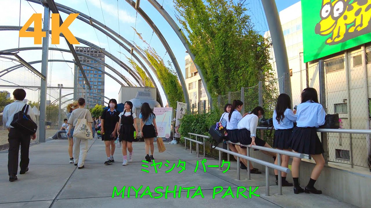 【4k】Tokyo walk-MIYASHITA PARK🐶ミヤシタパークを散歩💟