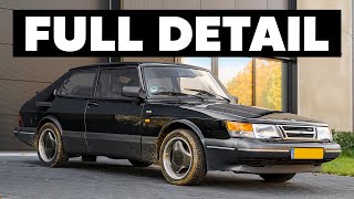 31 Year Old Saab 900 Turbo S  Wash, Polish & Coating