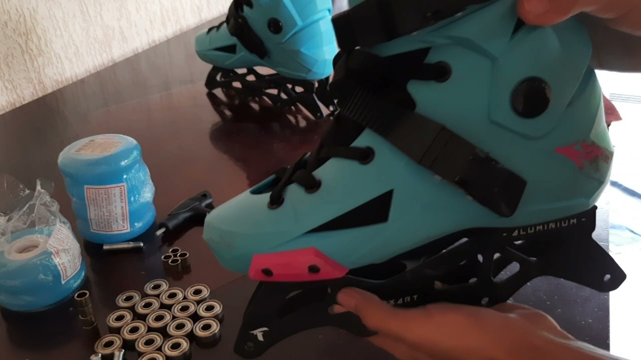 Como Fazer Manutenção em Patins Inline - Rodas de LED Traxart