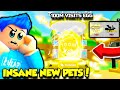 I Hatched INSANE NEW Pets In CLICKER SIMULATOR 100M VISITS EGG UPDATE!! (Roblox)