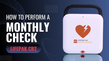 Monthly Maintenance Check for a Stryker LifePak CR2 AED